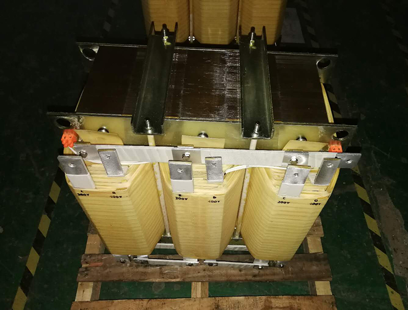 Battery into isolation transformer